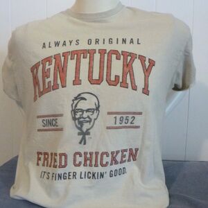 MENS KENTUCKY FRIED CHICEN T SHIRT XL KFC FINGER LICKIN GOOD
